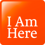 I am here logo
